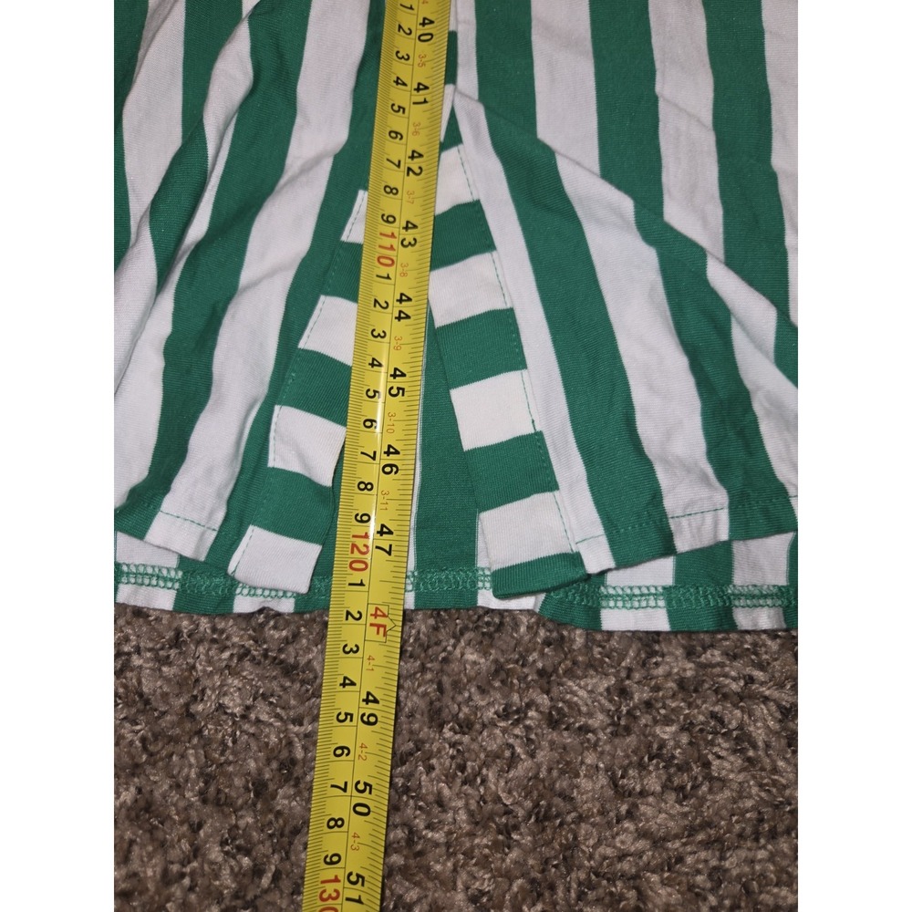 Boden Dress Womens Size US 6R Green White Striped Button Up Midi Shirt - Picture 14 of 16